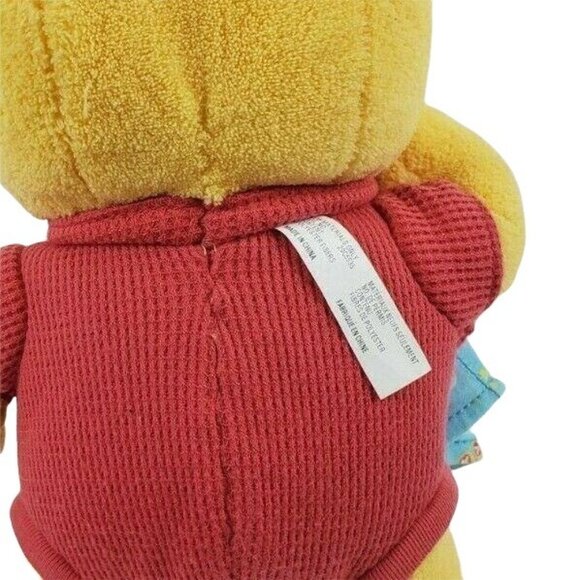 Disney Winnie the Pooh Plush Baby Blanket Red One Piece Outfit DOES NOT WORK - Picture 7 of 7